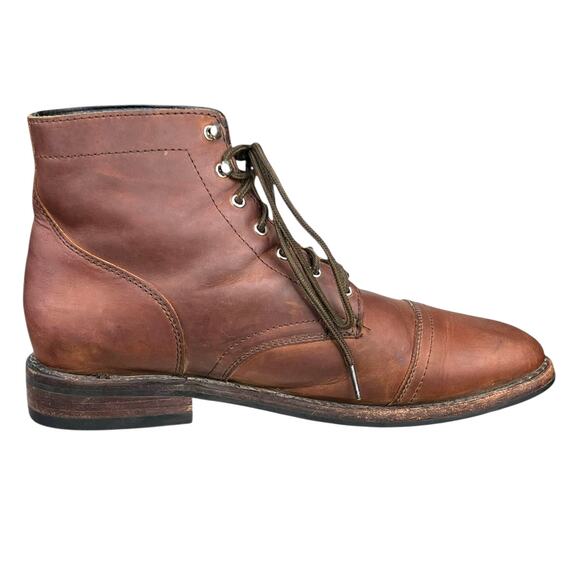 Thursday Mens Captain Brown Leather Lace Up Chukka Boot Size US 12 - Picture 4 of 13